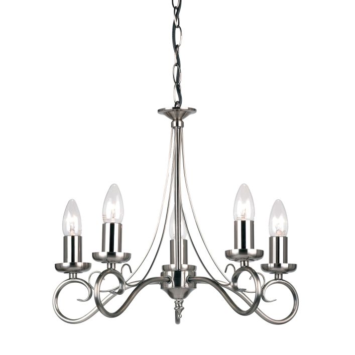 Ghedi Lucio 5 Pendant Light Antique Silver — SantoLusso®