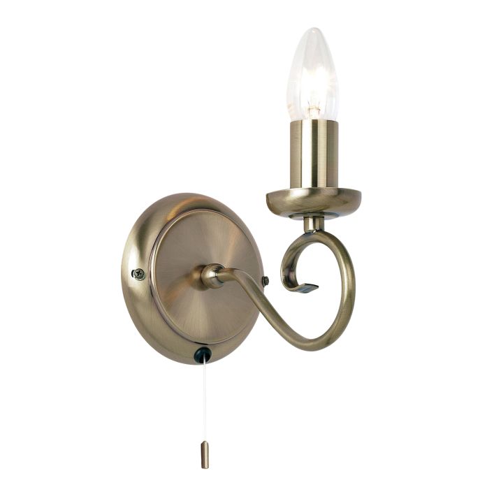 Ghedi Lucio Wall Light Antique Brass — SantoLusso®