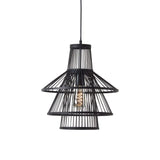 Ghedi Luigi 1 Pendant Light Dark Bamboo — SantoLusso®