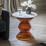 Ghedi Mappi Side Table Orange — SantoLusso®