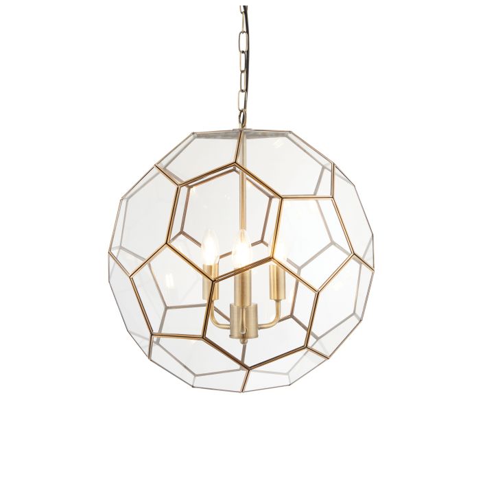 Ghedi Maren 3 Pendant Light Antique Brass Large — SantoLusso®