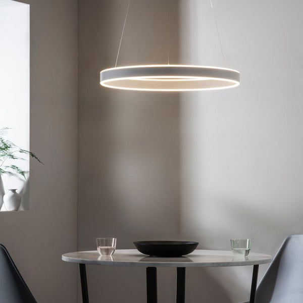 Ghedi Maro Pendant Light Matt Nickel — SantoLusso®