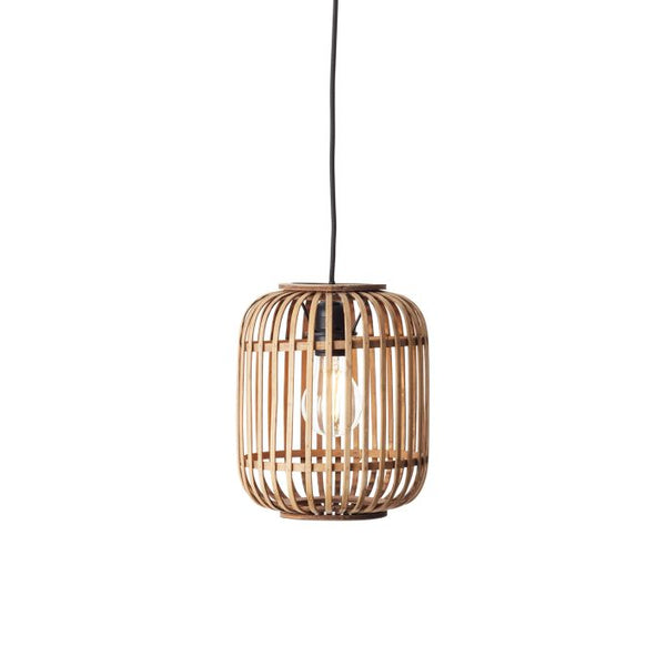 Ghedi Matteo 1 Pendant Light Natural Bamboo — SantoLusso®