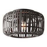 Ghedi Matteo Ceiling Light Dark Bamboo — SantoLusso®