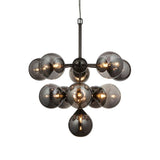 Ghedi Maxim 11 Pendant Light Black Chrome — SantoLusso®