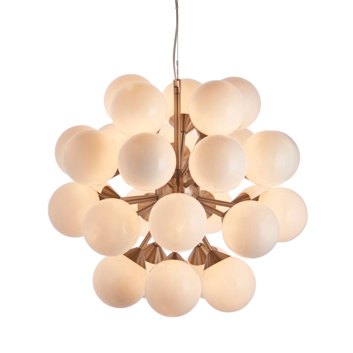 Ghedi Maxim 28 Pendant Light Nickel — SantoLusso®