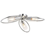 Ghedi Mela 3 Ceiling Light Chrome — SantoLusso®