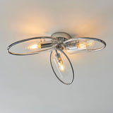 Ghedi Mela 3 Ceiling Light Chrome — SantoLusso®