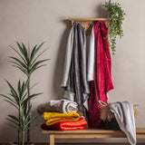 Ghedi Mersa Sherpa Throw Grey — SantoLusso®