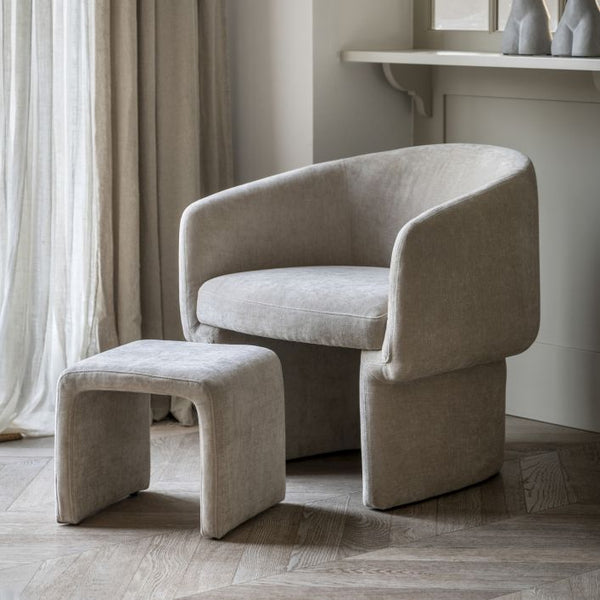 Ghedi Micah Armchair Cream — SantoLusso®