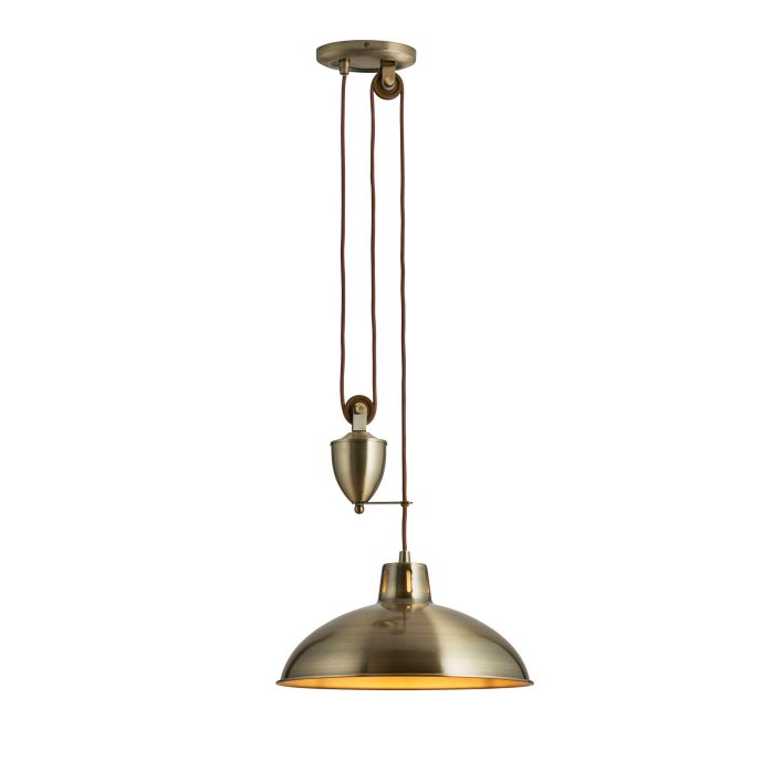 Ghedi Mimosa Pendant Light Antique Brass — SantoLusso®