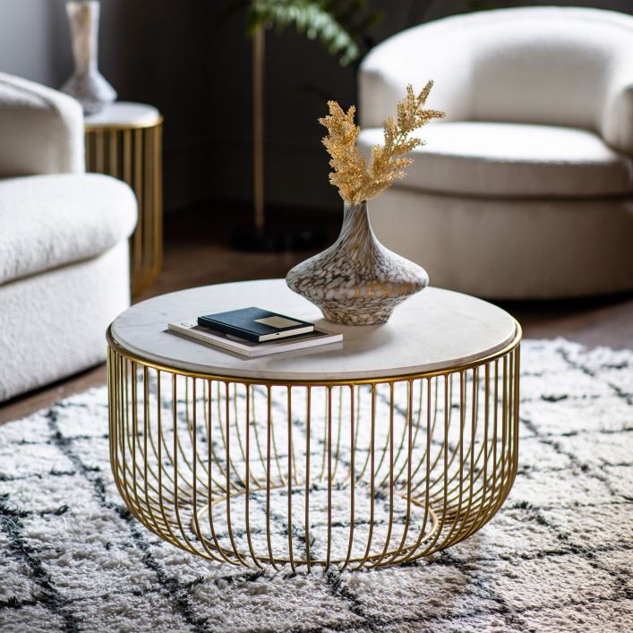 Ghedi Mirco Coffee Table Gold — SantoLusso®