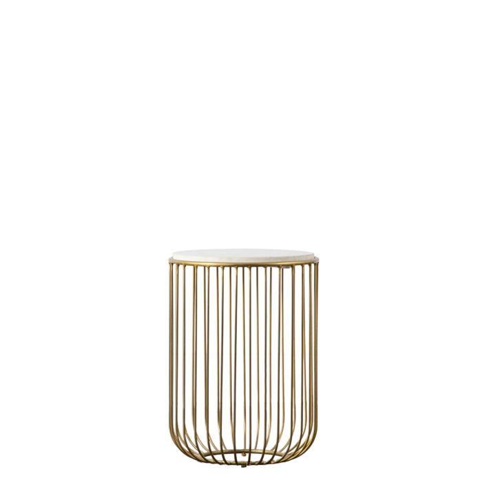 Ghedi Mirco Side Table Gold — SantoLusso®