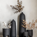 Ghedi Morgan Vase Black Large — SantoLusso®