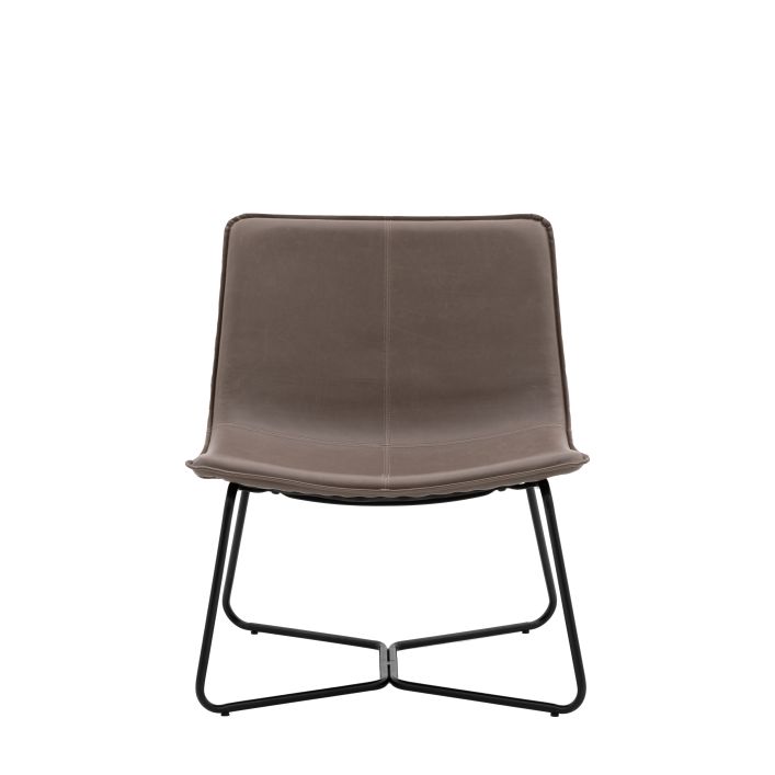 Ghedi Mosso Lounge Chair Ember — SantoLusso®