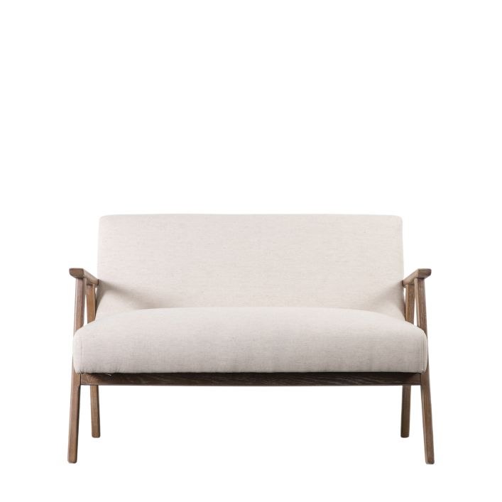 Ghedi Nadarro 2 Seater Sofa Natural Linen — SantoLusso®