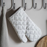 Ghedi Natural Stripe Single Oven Mitt — SantoLusso®