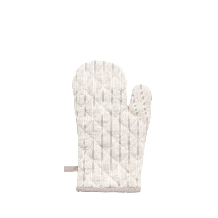 Ghedi Natural Stripe Single Oven Mitt — SantoLusso®