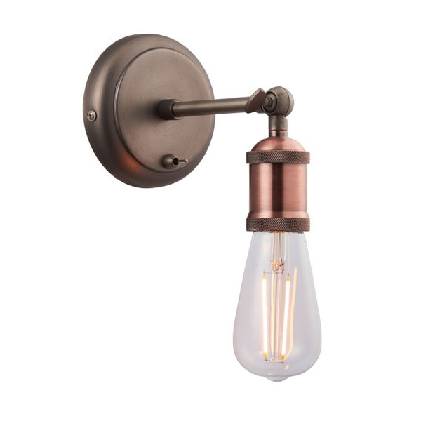 Ghedi Nica Wall Light without Shade Aged Copper — SantoLusso®