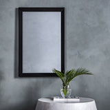 Ghedi Nicia Rectangle Mirror Black — SantoLusso®