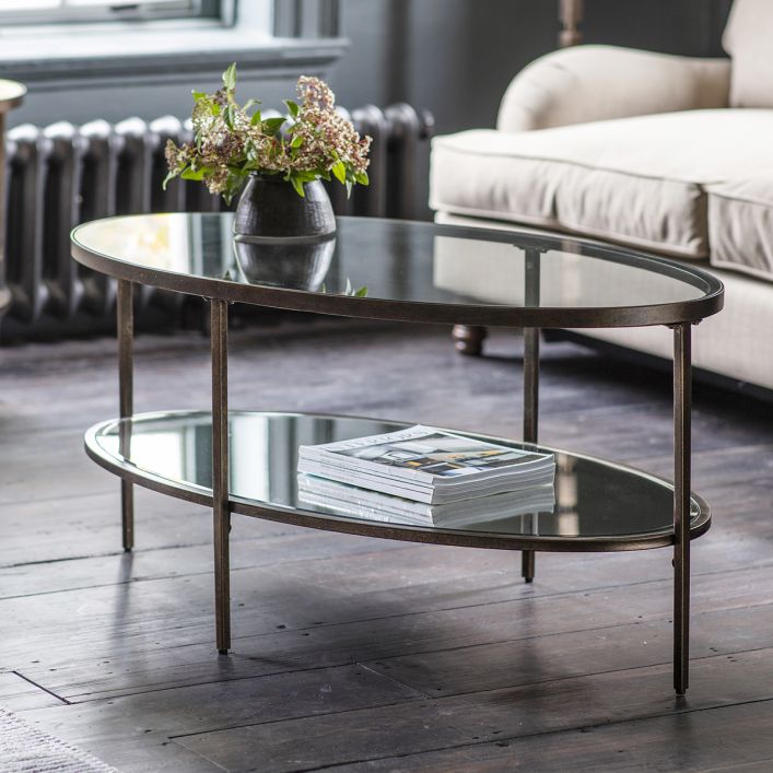 Ghedi Ora Coffee Table Bronze — SantoLusso®