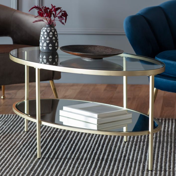 Ghedi Ora Coffee Table Champagne — SantoLusso®