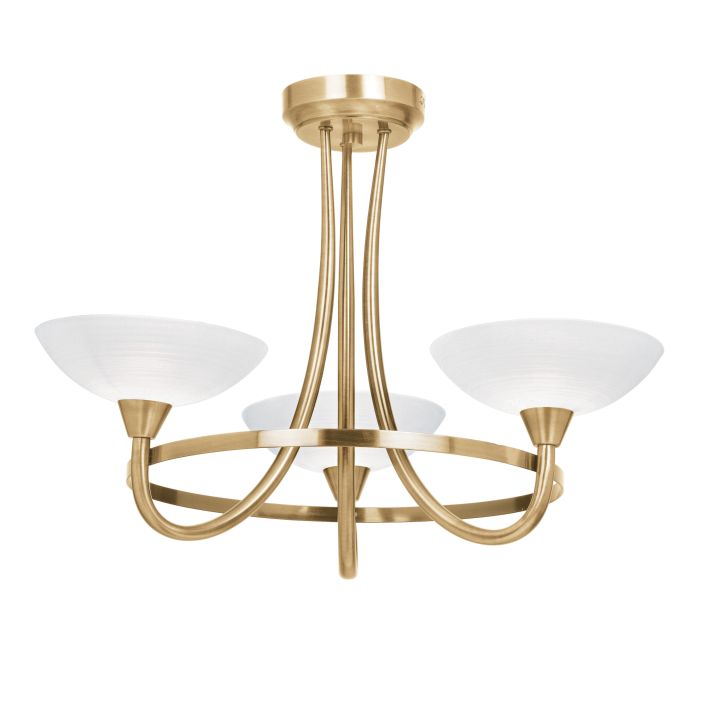 Ghedi Orazio 3 Ceiling Lamp Antique Brass — SantoLusso®