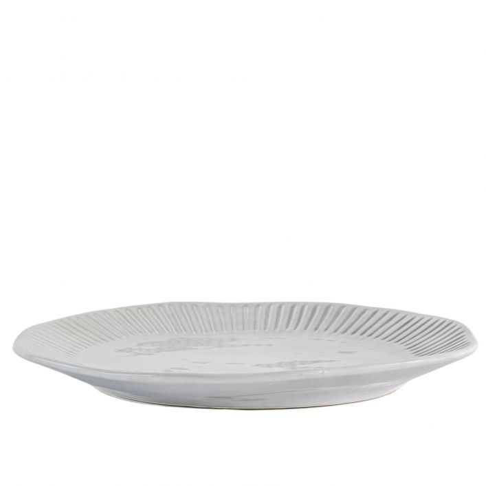 Ghedi Organic Ridged Dinner Plate (4pk) — SantoLusso®