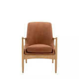 Ghedi Ossandre Armchair Brown Leather — SantoLusso®