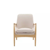 Ghedi Ossandre Armchair Natural Linen — SantoLusso®