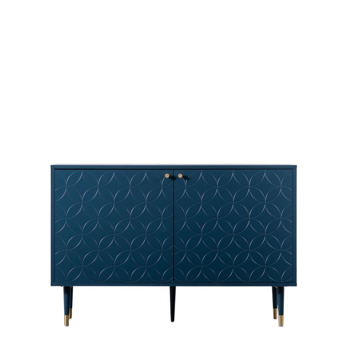 Ghedi Ostola 2 Door Cabinet Blue — SantoLusso®