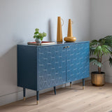 Ghedi Ostola 2 Door Cabinet Blue — SantoLusso®