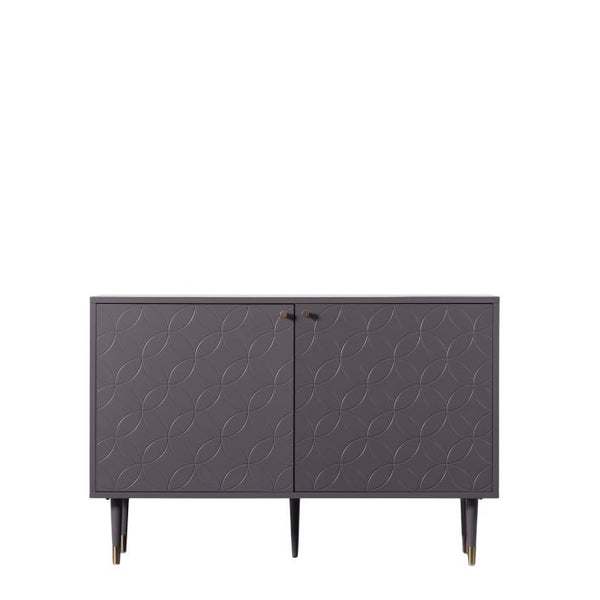 Ghedi Ostola 2 Door Cabinet Grey — SantoLusso®