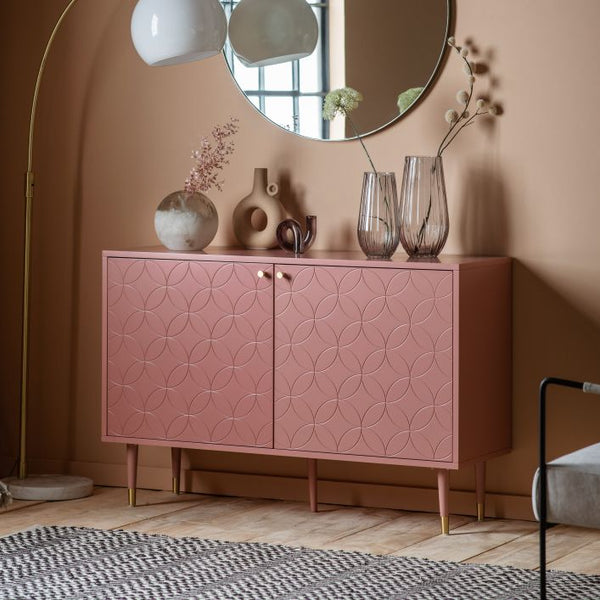 Ghedi Ostola 2 Door Cabinet Pink — SantoLusso®