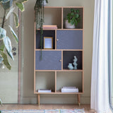 Ghedi Ostola Display Unit Oak Grey — SantoLusso®