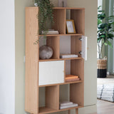 Ghedi Ostola Display Unit Oak White — SantoLusso®