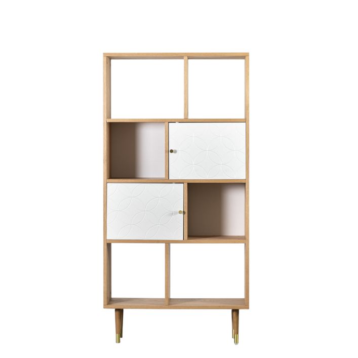 Ghedi Ostola Display Unit Oak White — SantoLusso®