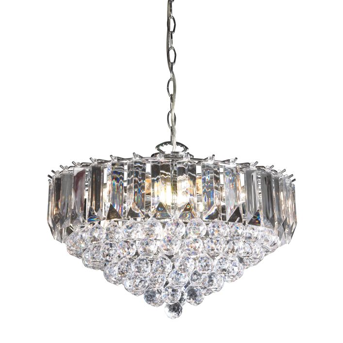 Ghedi Ottone 6 Pendant Light Chrome — SantoLusso®