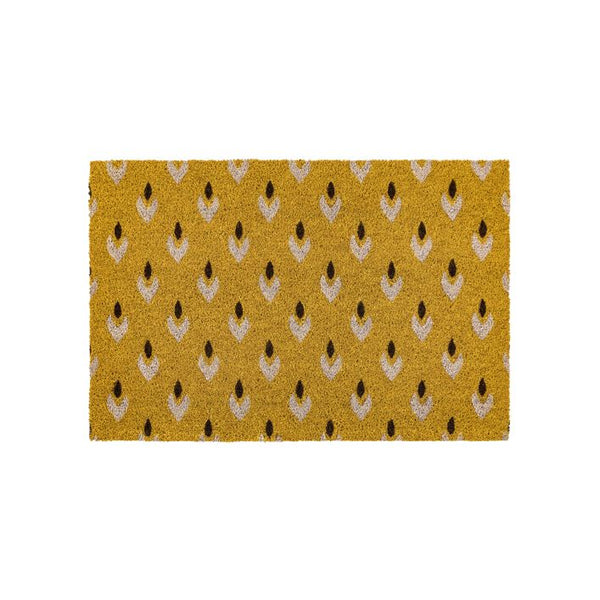 Ghedi Palza Ochre Coir Doormat — SantoLusso®