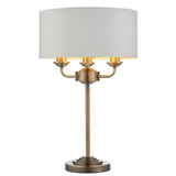 Ghedi Pasquale 3 Table Lamp Antique Brass — SantoLusso®