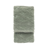 Ghedi Pavva Cross Knit Aspen Green 130x170cm — SantoLusso®