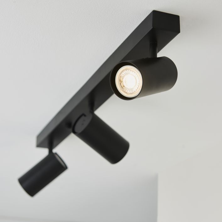 Ghedi Pierpaolo 3 Ceiling Light Black — SantoLusso®