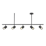 Ghedi Pierpaolo 5 Ceiling Light Black — SantoLusso®