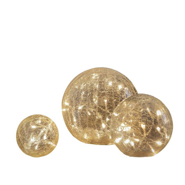 Ghedi Piettare Crackle Balls Clear — SantoLusso®