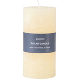 Ghedi Pillar Candle Rustic Ivory 2pk Large — SantoLusso®