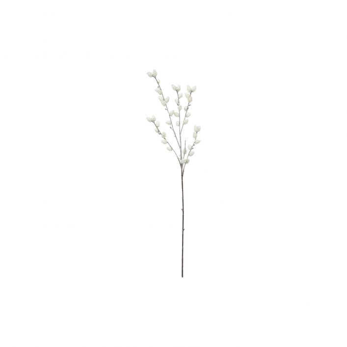 Ghedi Pinecone Spray White 3pk L850mm — SantoLusso®