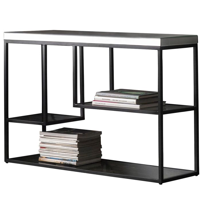 Ghedi Piova Console Table Black — SantoLusso®