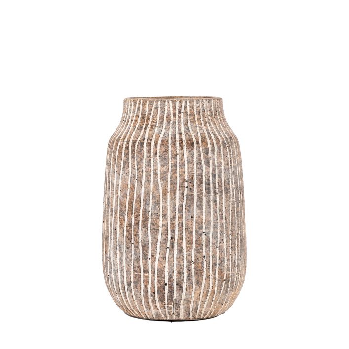 Ghedi Potosi Vase Small Earthy White — SantoLusso®