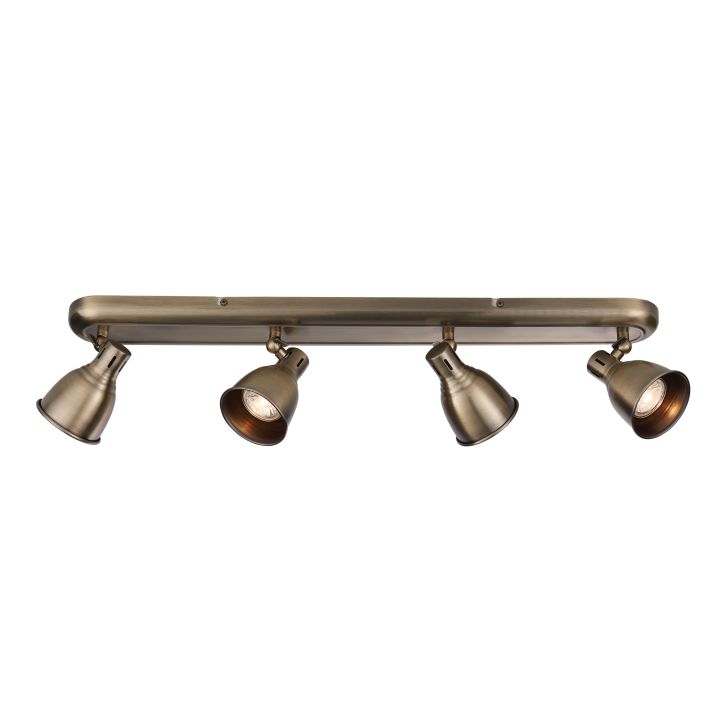 Ghedi Prima 4 Ceiling Light Antique Brass — SantoLusso®