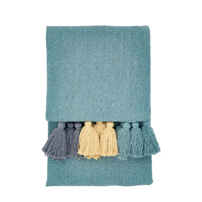 Ghedi Quetini Throw Teal — SantoLusso®